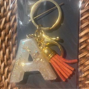 Resin Art Keychains, Initials, Personalized Resin letter Custom